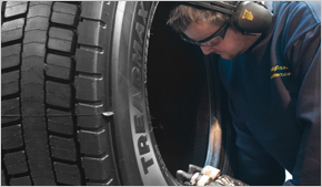 Le rechapage à chaud Dunlop